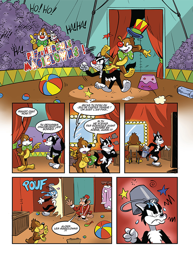page 1 de la BD de Dan la magicien