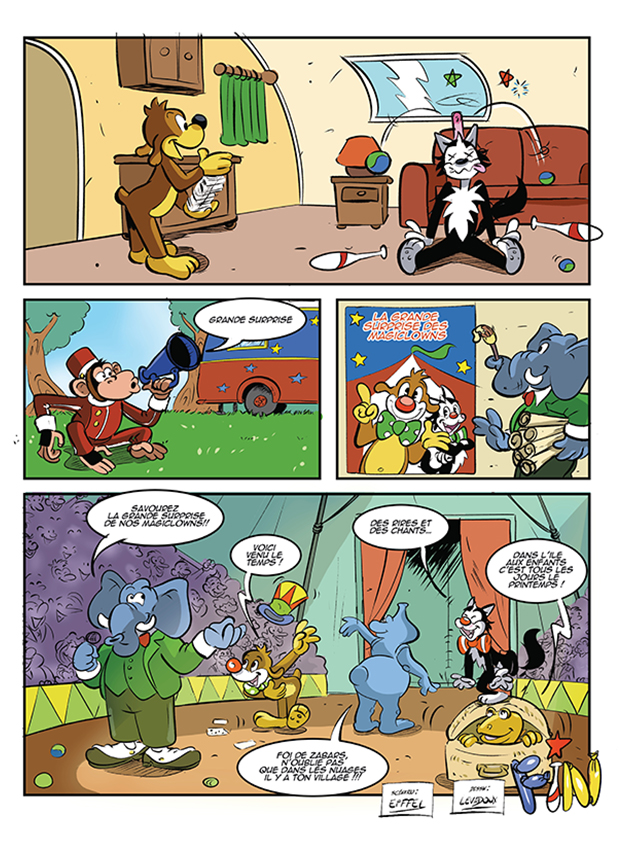 page 5 de la BD de Dan la magicien